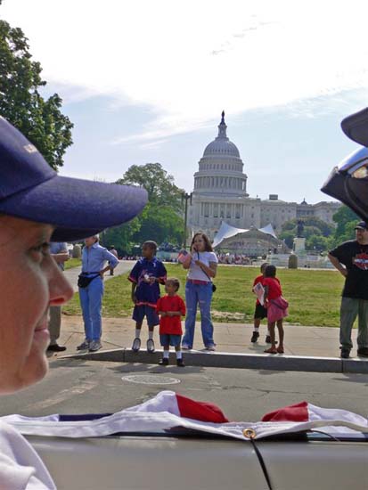 Kathy in fron t of Capitol1